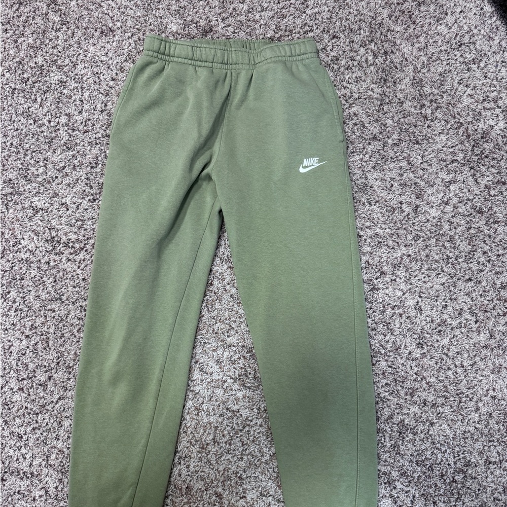 Nike Mens Green Sweatpants
